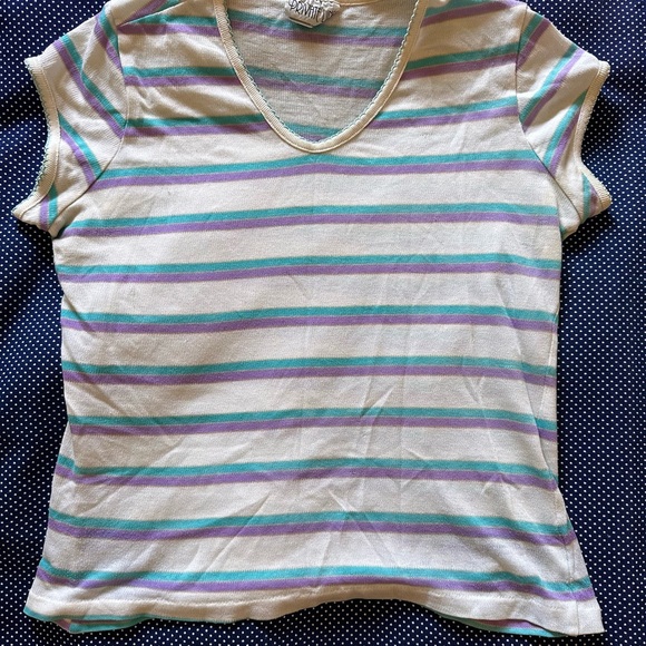 Vintage striped top / size small - Picture 5 of 5